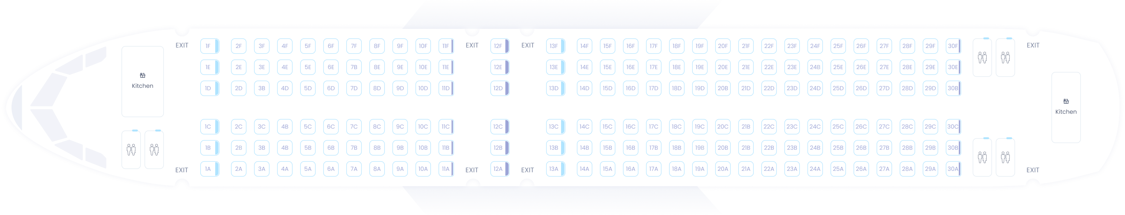 Seat map and aircraft information | IndiGo